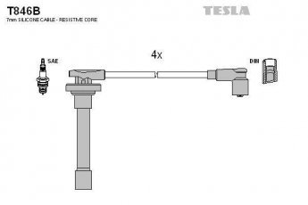 Купить T846B TESLA Провода зажигания Прелюд 2.3 i 16V