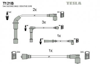 Купить T121B TESLA Провода зажигания