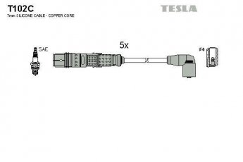 Купить T102C TESLA Провода зажигания Бора (2.3 V5, 2.3 V5 4motion)