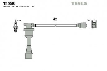 Купить T505B TESLA Провода зажигания Кольт 1.8 GTi 16V