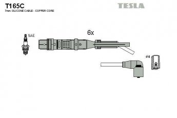 Купить T165C TESLA Провода зажигания Bora 2.8 V6 4motion