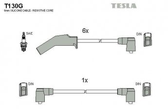 Купить T130G TESLA Провода зажигания