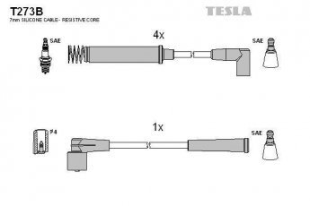 Купить T273B TESLA Провода зажигания Opel