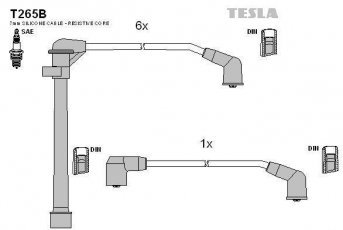 Купить T265B TESLA Провода зажигания