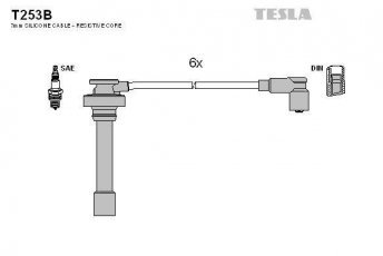 Купить T253B TESLA Провода зажигания