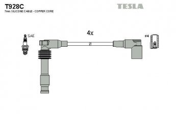 Купити T928C TESLA Провід запалювання Corsa B (1.4 i 16V, 1.6 GSI 16V, 1.6 i 16V)
