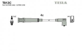 Провод зажигания T812C TESLA фото 1