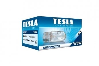 Купить B63102 TESLA - Лампа накаливания W3W, 24 V, W2,1x9,5d-