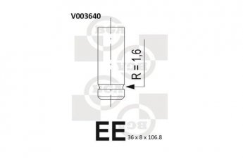 Купить V003640 BGA Выпускной клапан Vitara (2.0 TD, 2.0 TD Intercooler)