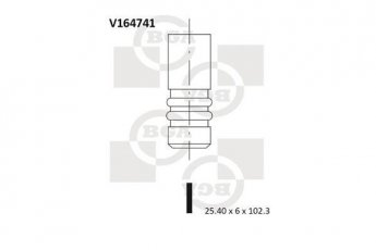 Купить V164741 BGA Выпускной клапан Sprinter 906 3.0