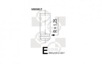Купить V003817 BGA Выпускной клапан Аккорд 2.0