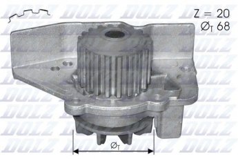 Купить C118 DOLZ Помпа Пежо 406 (2.0 16V, 2.0 16V HPi, 2.0 Turbo)