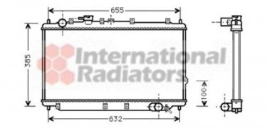 Купить 83002016 Van Wezel Радиатор охлаждения двигателя Sephia (1.5 i, 1.6 i, 1.8 i 16V)