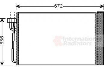 Купить 06005267 Van Wezel Радиатор кондиционера 6-series (E63, E64) (3.0, 4.4, 4.8, 5.0)