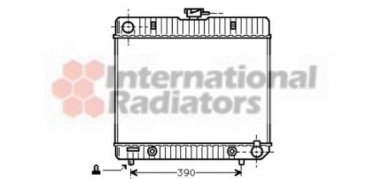Радиатор охлаждения двигателя 30002043 Van Wezel фото 1