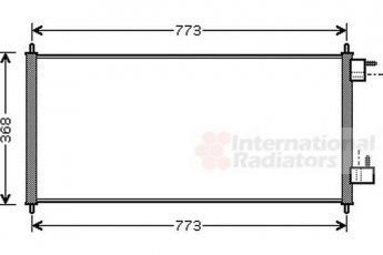 Купити 18005361 Van Wezel Радіатор кондиціонера Торнео (1.8 16V, 1.8 TDCi)