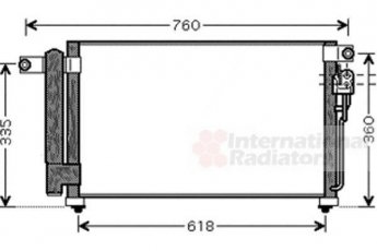 Купить 83005081 Van Wezel Радиатор кондиционера Kia Rio (1.4 16V, 1.6 16V, 1.6 CVVT)