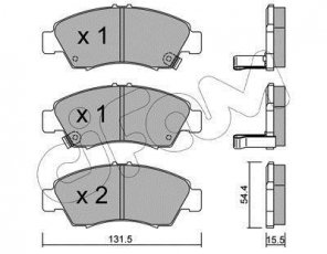 Купить 822-138-0 CIFAM Тормозные колодки передние Джаз (1.2, 1.3, 1.5) с звуковым предупреждением износа