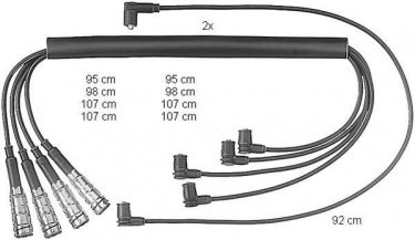 Купить ZEF463 BERU Провода зажигания Mercedes 126 (3.8, 5.0)
