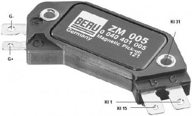 Комутатор запалювання ZM005 BERU фото 1