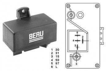 Купити GR066 BERU - Блок управління, час розжарювання