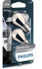 Купить 12496SVB2 PHILIPS - Лампа накаливания PY21W 12V 21W BAU15s SilverVision (blister 2шт)   (производство)