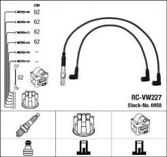 Купить 0958 NGK Провода зажигания Passat (B3, B4) 1.6