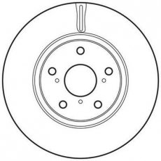 Купити 562649JC JURID Гальмівні диски Auris (2.0 D-4D, 2.2 D)