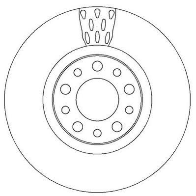 Купить 562299JC JURID Тормозные диски Alfa Romeo 159 (1.8, 1.9, 2.0, 2.2)