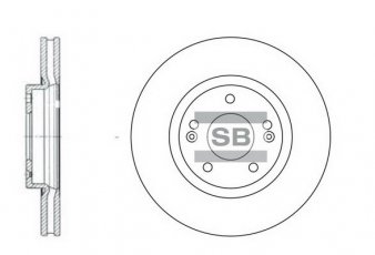 Купити SD1055 Hi-Q (SANGSIN) Гальмівні диски