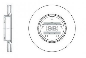 Купити SD1051 Hi-Q (SANGSIN) Гальмівні диски Туксон (2.0, 2.0 CRDi, 2.7)