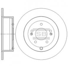 Купить SD1082 Hi-Q (SANGSIN) - Тормозной диск задний