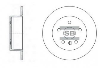Купить SD4016 Hi-Q (SANGSIN) Тормозные диски Camry (40, 50) (2.0, 2.4, 2.5, 3.5)