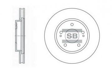 Купить SD4308 Hi-Q (SANGSIN) Тормозные диски Галант