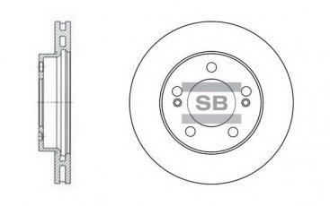 Купить SD3024 Hi-Q (SANGSIN) Тормозные диски Санг Йонг