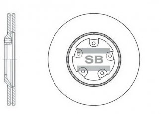 Тормозной диск SD1034 Hi-Q (SANGSIN) фото 1