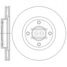 Купити SD4238 Hi-Q (SANGSIN) - Шт. Гальмiвний диск