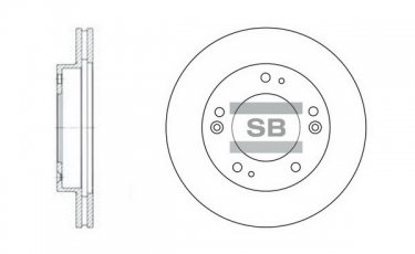 Купити SD2019 Hi-Q (SANGSIN) Гальмівні диски Спортейдж