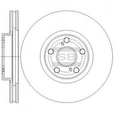 Купити SD4046 Hi-Q (SANGSIN) Гальмівні диски Avensis
