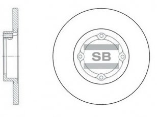 Тормозной диск SD3010 Hi-Q (SANGSIN) фото 1