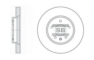Купить SD3019 Hi-Q (SANGSIN) Тормозные диски Каптива (2.0, 2.2, 2.4, 3.0, 3.2)