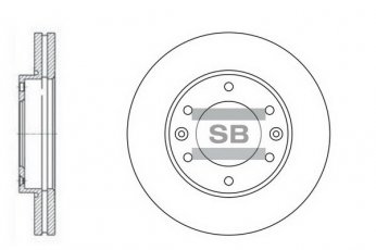 Купити SD1031 Hi-Q (SANGSIN) Гальмівні диски Hyundai H1 (2.4, 2.4 i, 2.5 CRDi)