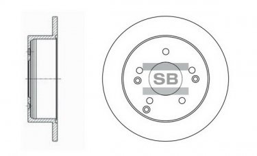 Купити SD1006 Hi-Q (SANGSIN) Гальмівні диски Sportage 2.0