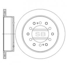 Купити SD4039 Hi-Q (SANGSIN) Гальмівні диски Land Cruiser