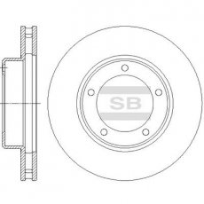 Купить SD4037 Hi-Q (SANGSIN) Тормозные диски Лексус ЛХ