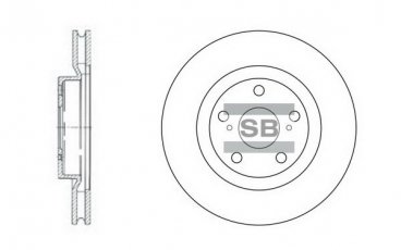 Купить SD4021 Hi-Q (SANGSIN) Тормозные диски Камри (40, 50) (2.0, 2.4, 2.5, 3.5)