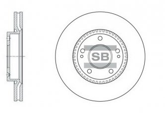 Купить SD1056 Hi-Q (SANGSIN) Тормозные диски Sportage (2.0, 2.7)