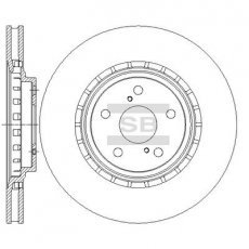 Купить SD4034 Hi-Q (SANGSIN) Тормозные диски Lexus RX (2.7, 3.5)