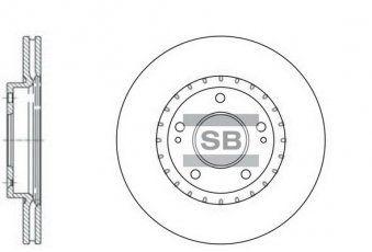 Купити SD1071 Hi-Q (SANGSIN) Гальмівні диски Велостер (1.6 GDI, 1.6 MPI)