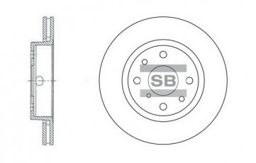 Купить SD2015 Hi-Q (SANGSIN) Тормозные диски Сефия (1.5 i, 1.6 i, 1.8 i 16V)